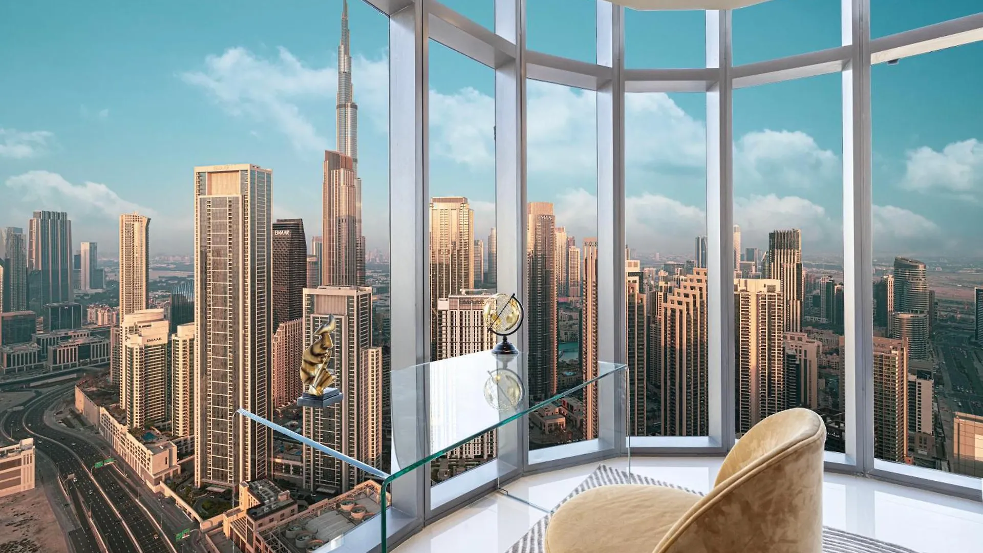 Sky Palace With Burj Views & Downtown'S Top Rooftop Pool, 3Br Apartment In Paramount Hotel Midtown Dubai