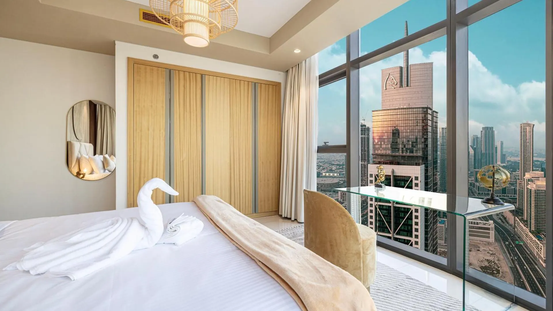 Sky Palace With Burj Views & Downtown'S Top Rooftop Pool, 3Br Apartment In Paramount Hotel Midtown Dubai United Arab Emirates