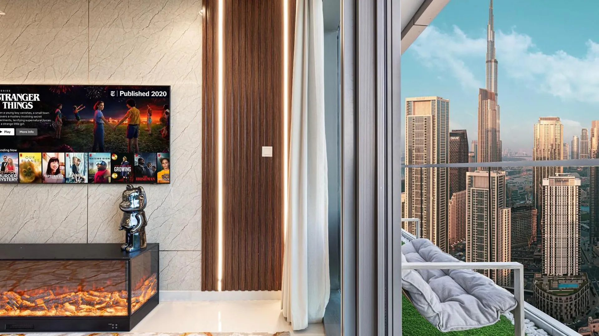 Sky Palace With Burj Views & Downtown'S Top Rooftop Pool, 3Br Apartment In Paramount Hotel Midtown Dubai