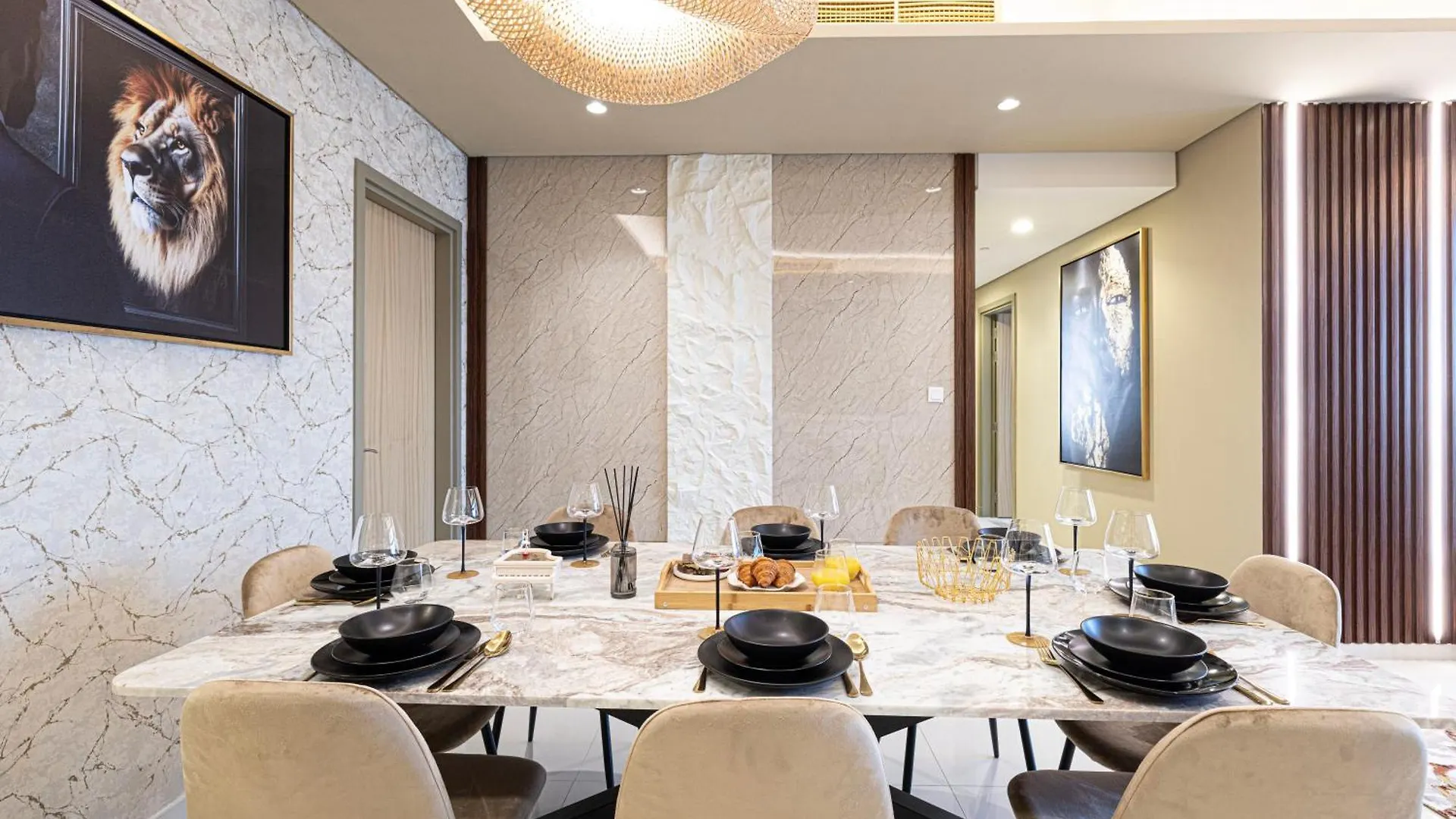 Sky Palace With Burj Views & Downtown'S Top Rooftop Pool, 3Br Apartment In Paramount Hotel Midtown Dubai