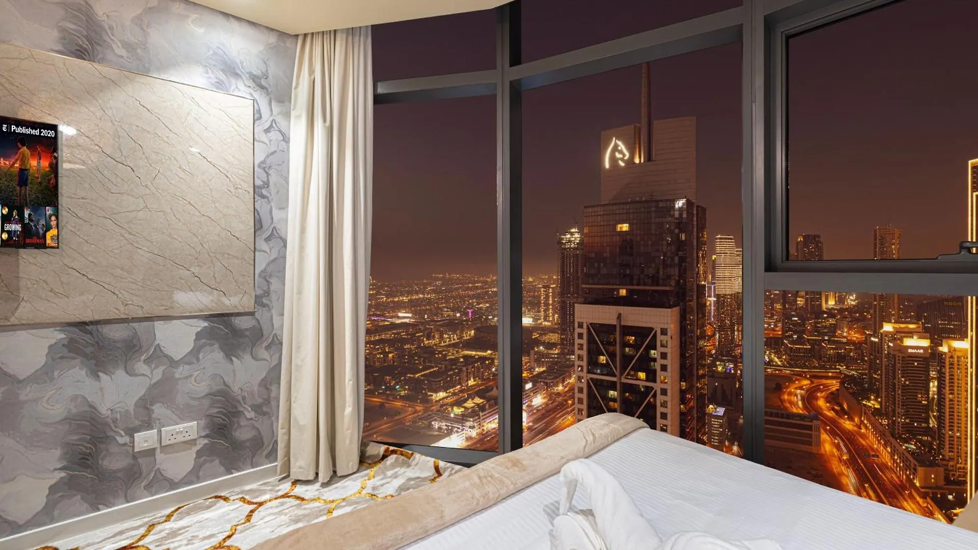 Sky Palace With Burj Views & Downtown'S Top Rooftop Pool, 3Br Apartment In Paramount Hotel Midtown Dubai