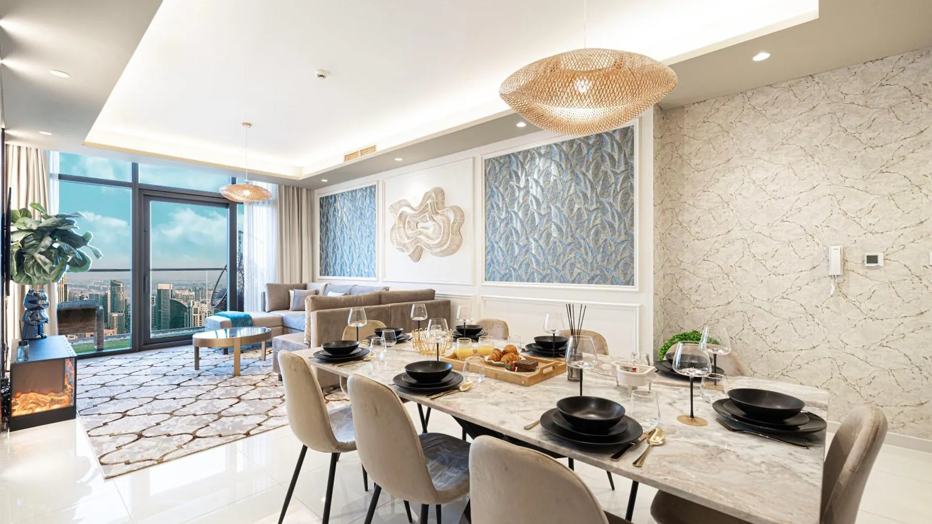 Sky Palace With Burj Views & Downtown'S Top Rooftop Pool, 3Br Apartment In Paramount Hotel Midtown Dubai