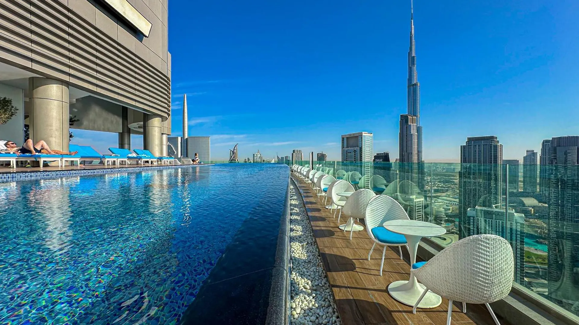 Sky Palace With Burj Views & Downtown'S Top Rooftop Pool, 3Br Apartment In Paramount Hotel Midtown Dubai