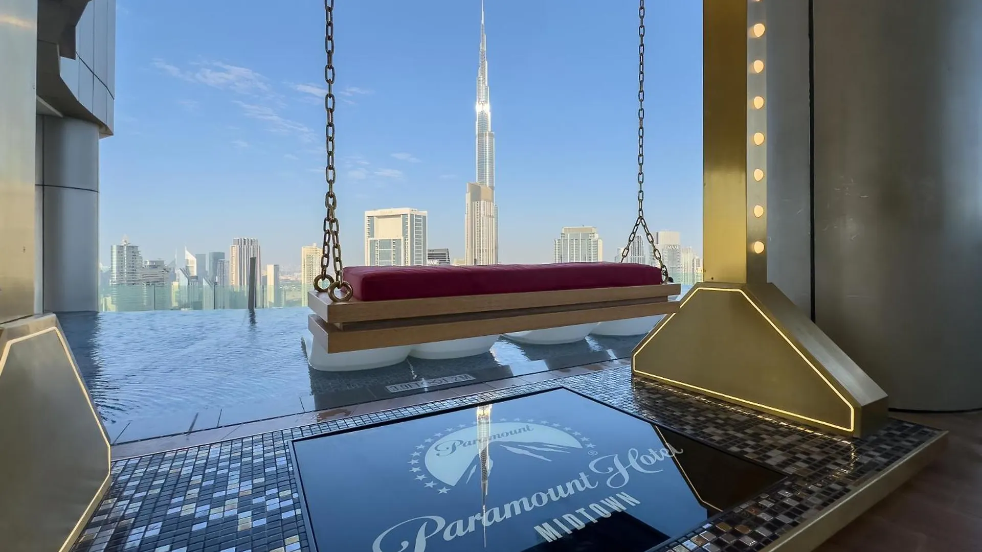 Sky Palace With Burj Views & Downtown'S Top Rooftop Pool, 3Br Apartment In Paramount Hotel Midtown Dubai